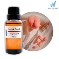 หัวน้ำหอมแท้ กลิ่น Sweet Peach Fragrance oil เกรดพรีเมียม สำหรับเทียนเเละเครื่องหอม 30ml/100ml-