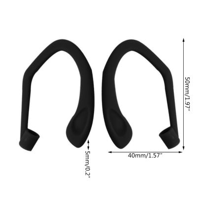 zzz Silicone Ear Tips Soft Anti-Slip Sport Earbud Tips Anti-Drop Ear Hook Multiple