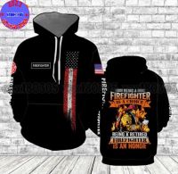 Xzx180305  Firefighter Custom Text All Over Print hoodies For Men &amp; Women CN1313 (Private Chat Free Name&amp;Logo Change)