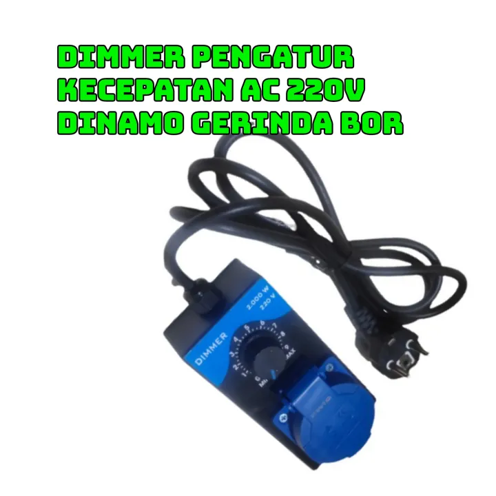 JSBDG dimmer 2000w pengatur kecepatan dinamo mesin bor gerinda speed