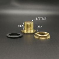 【☊HOT☊】 ci22op 1/2 "3/4" 1 "ชายทองเหลือง Bsp ท่อเดี่ยวหลวมกุญแจหมุนแหวนสกรูตัวเชื่อมคอนเนคเตอร์ถังน้ำ