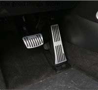 For Hyundai Tucson 2021 2022 AT Aluminum Accelerator Pedal Gas Brake Pad Non-slip Mat Car Interior Styling Accessories