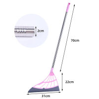 ไม้กวาดกวาดออกแบบที่ถอดออกได้ง่ายขูดซิลิโคนขนาดกะทัดรัดไม้กวาดหุ้มยางไม้กวาดเช็ดพื้น
