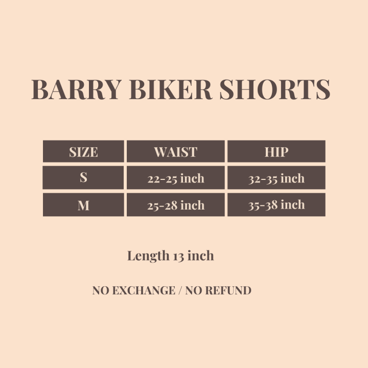 barry-biker-shorts-no-exchange-no-refund