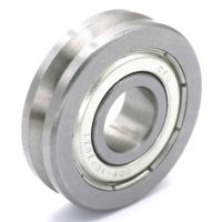 10*30*8mm V Groove width 3.5mm Guide Pulley Sheave Sealed Rail Bearing V6000ZZ For Rail Track Linear Motion System