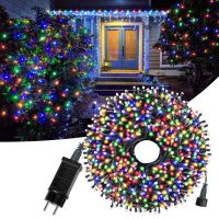 Decorative Led String Christmas Lights Outdoor 100M 50M Fairy Light 8 Mode Garland Lights Wedding Party Holiday Lights 220V 110V