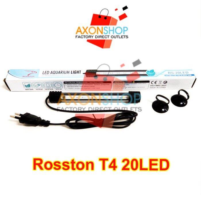 Lampu LED Celup Rosston T4 20 Aquarium Aquascape RS-20 RS20 | Lazada ...