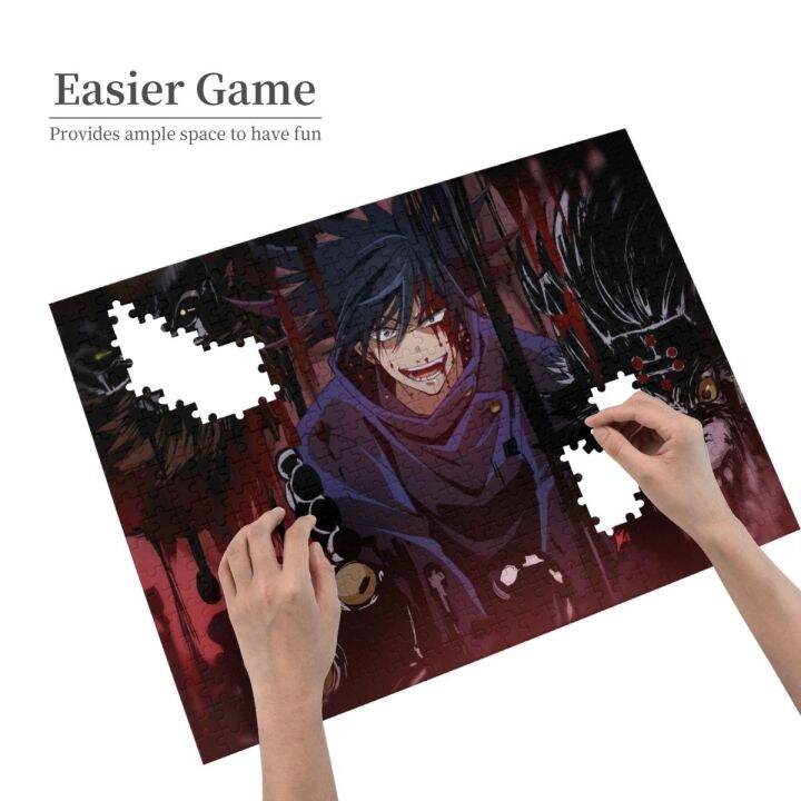 jujutsu-kaisen-megumi-fushiguro-3-wooden-jigsaw-puzzle-500-pieces-educational-toy-painting-art-decor-decompression-toys-500pcs