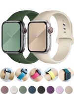 Silicone Strap For Apple Watch Band 44mm 40mm 45mm 41mm Ultra 49mm 42mm 44 45 mm correa bracelet iwatch series 7 8 se 3 4 5 6 Shoes Accessories