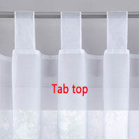 Tanmeluo Simple Luxury Kitchen Curtain Coffee Chinese Style Short White Blinds Half Cabinet Door Living Room Drapes With Ribbon