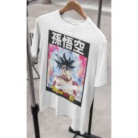 เสื้อยืด Uni รุ่น โกคูอัลตร้า Goku Ultra Instinct TShirt ดราก้อนบอล Dragon Ball Super แบรนด์ Khepri 100cotton comb ปลายทาง รีด