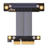 Pcie 3.0สายพ่วง X4 32G/Bps Pci Express กราฟิก4x Ssd เครื่องแปลงไรเซอร์การ์ดแนวตั้ง90 R22sl / 270 R22sr