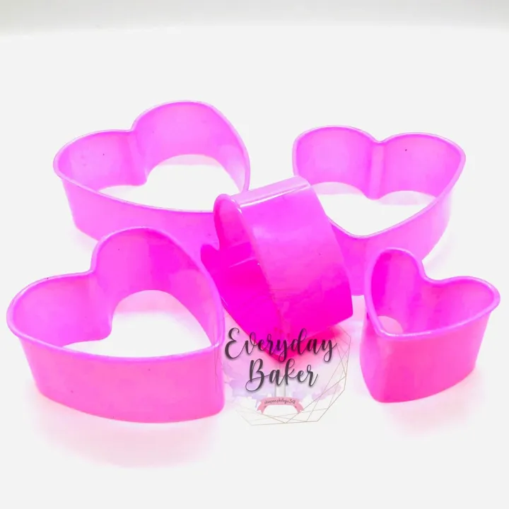 Plastic Cookie Cutter Round/Square/Heart Lazada PH