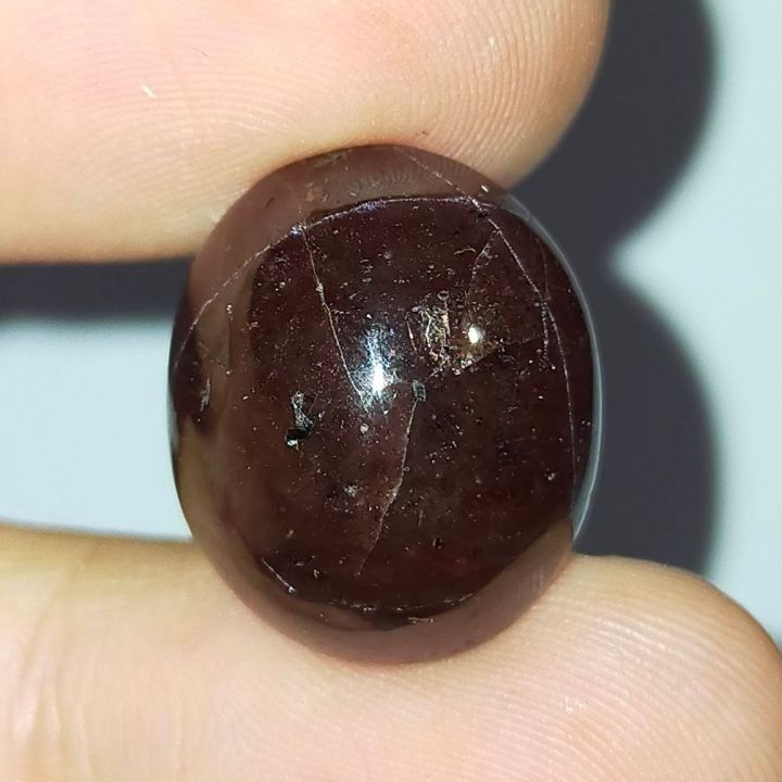 พลอย-สตาร์-โรโดไลท์-การ์เนต-ดิบ-ธรรมชาติ-แท้-natural-star-rhodolite-garnet-หนัก-26-83-กะรัต