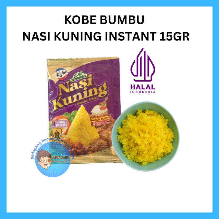 Kobe Bumbu Nasi Kuning Instant 15gr Lazada Indonesia 