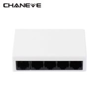 CHANEVE Mini 5สวิตช์อีเทอร์เน็ตพอร์ต10/100mbps ฮับเราเตอร์อินเตอร์เน็ต LAN สำหรับกล้องเฝ้าระวัง IP กล้องวงจรปิดแบบ NVR