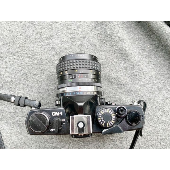 กล้องฟิล์ม-olympus-om1-พร้อมเลนส์-28mm