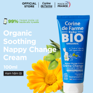 Kem dưỡng ẩm, chống hăm tã cho mông bé Corine de Farme Organic Soothing