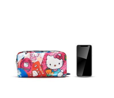 Lesportsac 2023 Hello Kitty ร่วมแบรนด์การ์ตูนกระเป๋าเครื่องสำอางกระเป๋าเก็บกระเป๋าคลัทช์6511