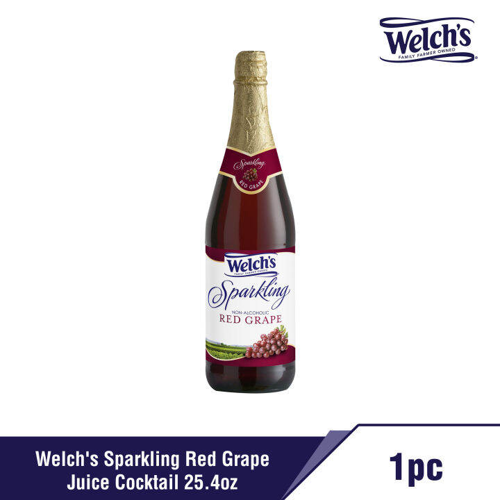 Welch's Sparkling Red Grape Juice Cocktail 25.4oz Lazada PH