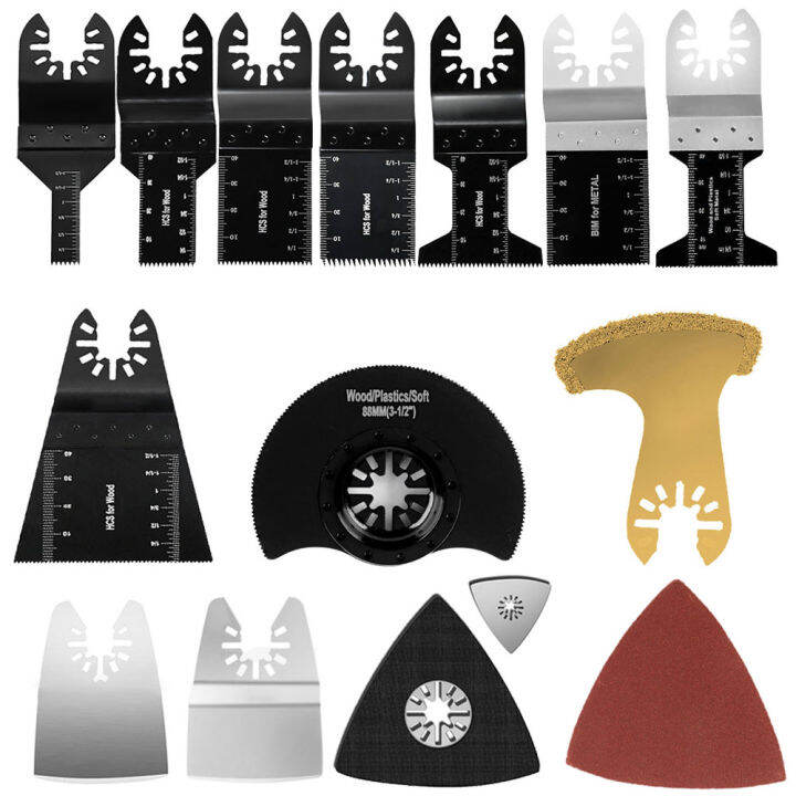 22PCS Oscillating Multi Tool Saw blade For Hard Material/Wood/Metal