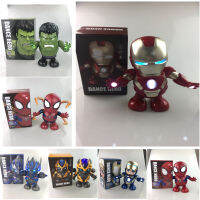 New 19cm Dancing Singing Spider Man Interactive Toy Music Action Figure Model Figurine Christmas Gift For Kids