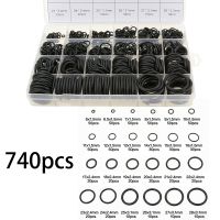 【hot】 740PCS/Box NBR O Rubber Washer Assortment O-Ring Set Nitrile Washers Car Gasket