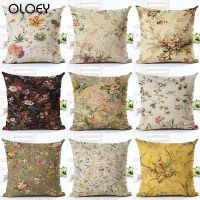 hot！【DT】✇♦  Cotton Cushion Cover Printed Sofa Car Almofadas Cojines