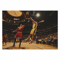 【J012】NBA Stars Kobe And James C-style Retro Poster Bar Coffee Shop Decoration