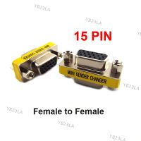 15pin VGA / SVGA Female to Female Double F to F Cable Gender Changer Adapter F/F Extender Connector Joint Serial PortYB23TH