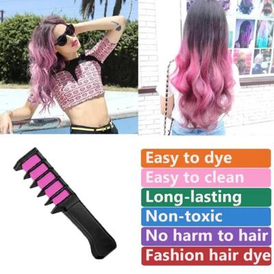 10Pcs/set Hair Color Chalks Crayons Disposable Hair Hair Color Dyeing Comb Combs Crayons Dye Tool Chalk Hair Temporary I7A3