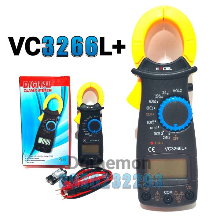 vc3266l-คลิปแอมป์-มิเตอร์ดิจิตอล-แคล้มป์มิเตอร์-มิเตอร์วัดไฟ-มัลติมิเตอร์ดิจิตอล