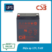 Ắc quy CSB 5AH HR1221WF2 12V cho UPS New 100%