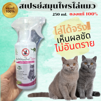 ไล่แมว ที่ไล่แมว  สเปรย์สมุนไพรไล่แมว 250 ml.(เห็นผลชัดเจน) แมว ของแท้ 100% พร้อมส่ง