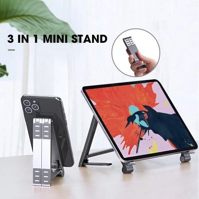 Mini Laptop Holder Adjustable Portable Phone Stand Support 3in1 Notebook Stand Holder For Macbook iPhone Laptop Stands