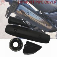 Motorcycle Exhaust Pipe Cover Cowl For Yamaha TMAX500 TMAX 530 2012-2016 Tmax530 T-MAX500 2013 2014 2015 Motorcycle Parts