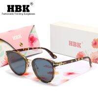 {Paopao glasses}HBK 2022แว่นตากันแดดผู้หญิงโพลาไรซ์หรูหราแฟชั่นแว่นตากันแดดตาแมวผู้หญิงผู้ชายแบรนด์ Ultralight Lunette De Soleil Femme UV400