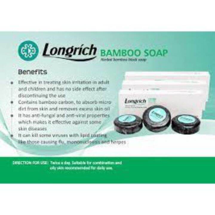 Longrich Bamboo Charcoal Soap EXPIRY DATE: 2024 | Lazada PH