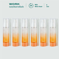 6ขวด ราคาพิเศษ WORK Deodorant Spray ลดกลิ่นตัว ลดเหงื่อ  กลิ่นเต่าที่ รักแร้ ใต้วงแขน 24 ชม. เย็น สด เย็น สดชื่น