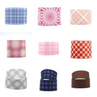 5yards 25mm Plaid Printed Grosgrain Ribbons For Wedding Christmas Party Decorations DIY Bow Craft Ribbons Supplies 5Yc12981 Gift Wrapping  Bags