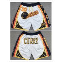 【10 Styles】Nba Golden State Warriors White Pockets 2022 Basketball Shorts