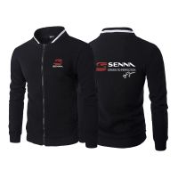 Ayrton Senna 2022เสื้อโค้ทผู้ชาย,สเว็ตเชิ้ตแบบมีซิปคอกลมเสื้อแจ็กเก็ตแขนยาวใหม่