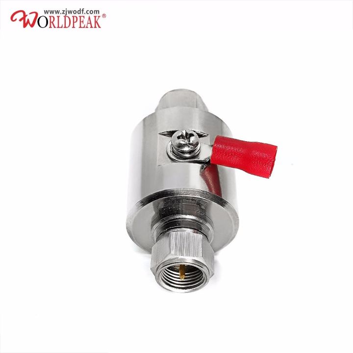 free-shipping-0-3ghz-rf-lightning-protector-f-male-to-f-male-surger-arrester-lightning-arrester