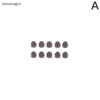 shounagui ที่ครอบฝาปิดโดมสีดำ10ชิ้นสลักเกลียวพลาสติกพีอีทรงหกเหลี่ยม M4 M5 M6 M12 M10 M8สำหรับเครื่องมือรถยนต์มอเตอร์ไซค์