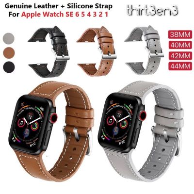 g2ydl2o สายนาฬิกาข้อมือ สายหนังซิลิโคน สําหรับ Apple Watch SE 6 5 4 3 2 1 Series 44 มม. 42 มม. 40 มม. 38 มม.