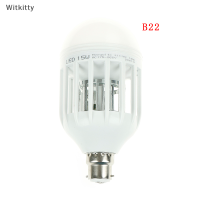 Witkitty Fanghui หลอดไฟ Led E27 B22 15W,โคมไฟฆ่าแมลงแมลงวันแมลงบินได้