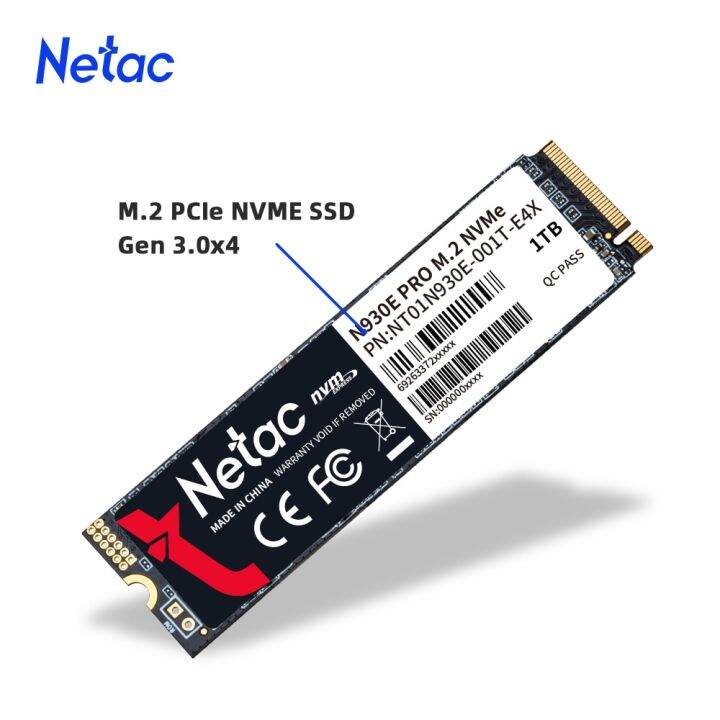Netac Nvme SSD 1Tb SSD M2 512Gb SSD 256Gb 128Gb M.2 2280 NVME Pcie ...