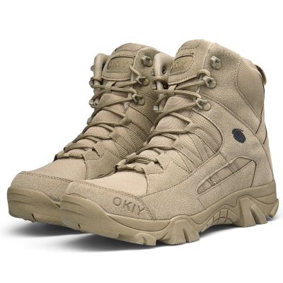 Winter/Autumn Men Desert Military Tactical Boots Army Outdoor Hiking Boot Fashion Casual Shoes Waterproof Work Combat Boots