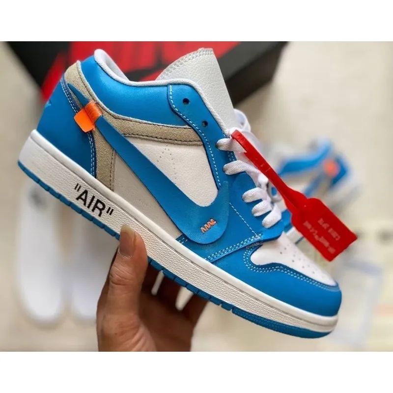 off white blue nike