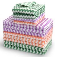 5PCS Microfiber Cleaning Cloth Dish Cloths 24x24cm Dish Towels Super Soft and Absorbent Kitchen Dishcloths Fast Drying Microfibe